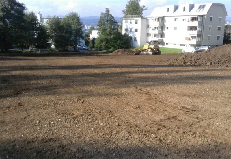 Rodungsarbeiten Neubau Wohnüberbauung, Leisibüel Park, Männedorf